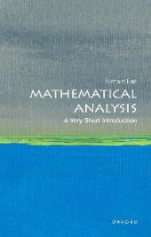 book Mathematical Analysis: A Very Short Introduction