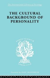 book The Cultural Background of Personality