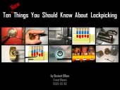 book Ten New Things You Should Know About Lockpicking