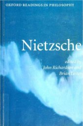 book Nietzsche (Oxford Readings in Philosophy)