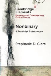 book Nonbinary: A Feminist Autotheory