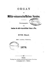 book Organ des militär-wissenschaftlichen Vereins