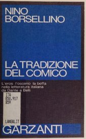 book La tradizione del comico Letteratura e teatro da Dante a Belli