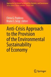 book Anti-Crisis Approach to the Provision of the Environmental Sustainability of Economy