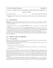 book Lecture Notes for CS 6550: Advanced Graduate Algorithms (Randomized and Approximation Algorithms)