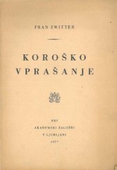 book Koroško vprašanje