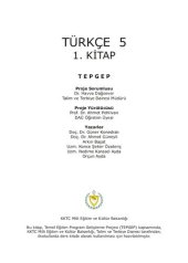 book Türkçe 5. 1. Kitap