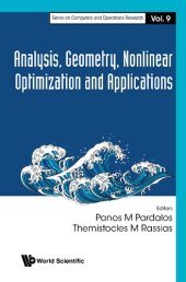 book Analysis, Geometry, Nonlinear Optimization and Applications