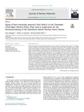 book Aging of fuel-containing materials (fuel debris) in the Chornobyl (Chernobyl) Nuclear Power Plant and its implication for the decommissioning of the Fukushima Daiichi Nuclear Power Station