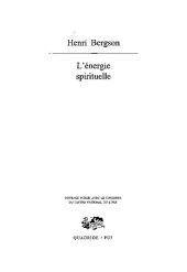 book L'Énergie Spirituelle - Édition Critique