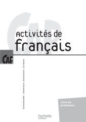 book Activités de Français CAP - Livre professeur - Ed. 2014