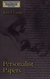 book Personalist Papers