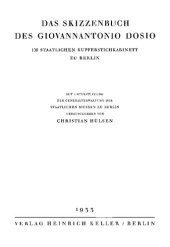 book Das Skizzenbuch des Giovannantonio Dosio im Staatlichen Kupferstichkabinett zu Berlin