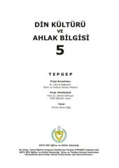 book Din Kültürü ve Ahlak Bilgisi 5