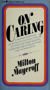 book On caring (World perspectives)