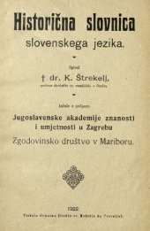 book Historična slovnica slovenskega jezika