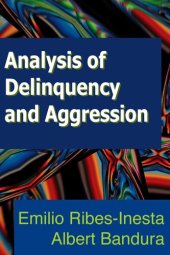 book Analysis of delinquency and aggression