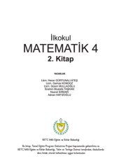 book Matematik 4. İlkokul. 2. Kitap