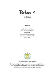 book Türkçe 4. 2. Kitap