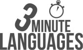 book 3 Minute Language Pack complete set of all 9 languages