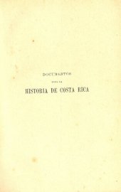 book Colección de documentos para la historia de Costa Rica