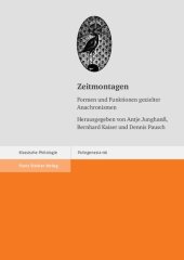 book Zeitmontagen: Formen und Funktionen gezielter Anachronismen