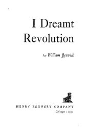 book I DREAMT REVOLUTION