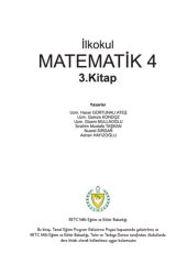 book Matematik 4. İlkokul. 3. Kitap