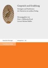 book Gespräch und Erzählung: Strategien und Funktionen des Narrativen im antiken Dialog