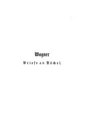 book Briefe an August Röckel von Richard Wagner