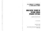 book Qualitative Theory of Second-Order Dynamic Systems