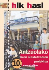 book Antzuolako Herri Ikastetxea. Ikaslearen osotasunari eratzuteko proposamen bat