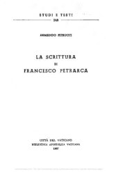 book La scrittura di Francesco Petrarca