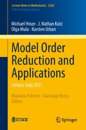 book Model Order Reduction and Applications: Cetraro, Italy 2021