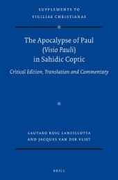 book The Apocalypse of Paul (Visio Pauli) in Sahidic Coptic: Critical Edition, Translation and Commentary