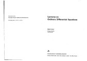 book Lectures on Differential Equations