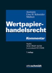 book Wertpapierhandelsgesetz Kommentar