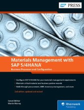 book Materials Management with SAP S/4HANA: Business Processes and Configuration  (SAP PRESS)