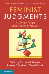 book Feminist Judgments: Rewritten Trusts and Estates Opinions