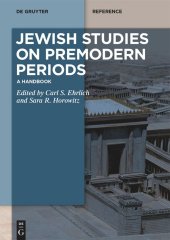 book Jewish Studies on Premodern Periods: A Handbook