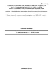 book Социальная работа с молодежью