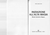 book Iniziazione all'alta magia. Rituale esoterico-magico