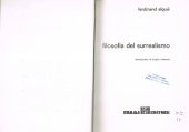 book Filosofia del Surrealismo