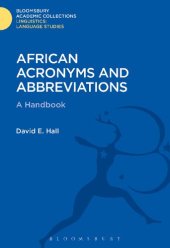 book African Acronyms and Abbreviations: A Handbook