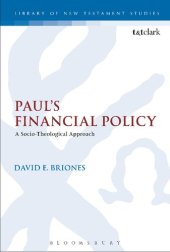 book Paul’s Financial Policy: A Socio-Theological Approach