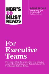 book HBR's 10 Must Reads for Executive Teams