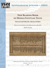 book New Reading Book of Middle Egyptian Texts