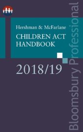 book Hershman & McFarlane Children Act Handbook: 2018/19