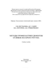 book Методы профилактики дефектов отливок из серого чугуна