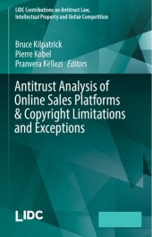 book Antitrust Analysis of Online Sales Platforms & Copyright Limitations and Exceptions